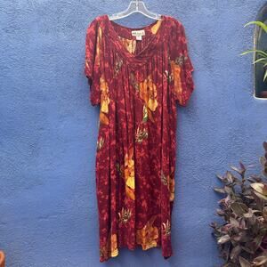 vintage 90s y2k p.t. style hippy lounge dress